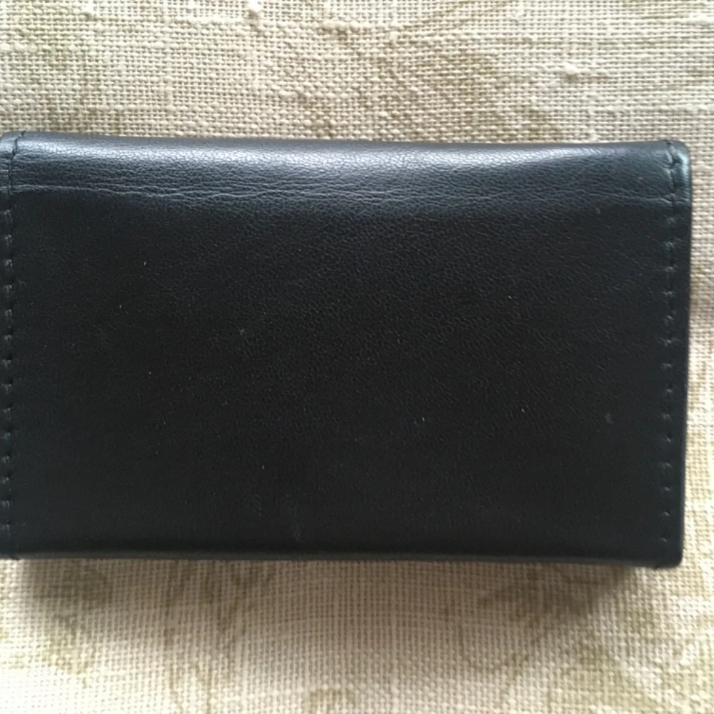 Vintage Leather Key Hold - ECHT PRYM Snap - Black